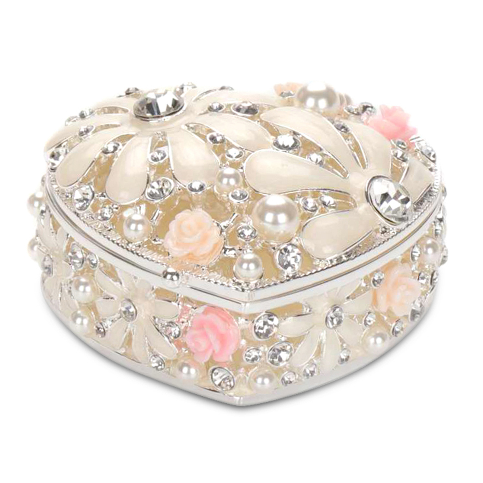 Flower Jewellery Box w/heart